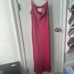 Size small anthropology midi cowl neck dress